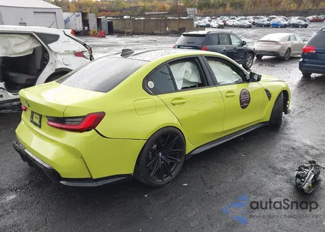 2022 BMW M3 Competition xDrive from USA, damaged, VIN WBS43AY02NFL90468